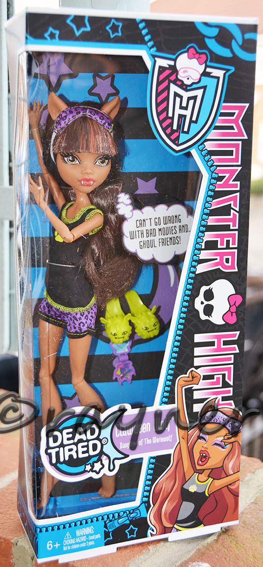 MONSTER HIGH:DEAD TIRED~CLAWDEEN WOLF*GHOULIA YELPS*DRACULAURA*ABBEY ...