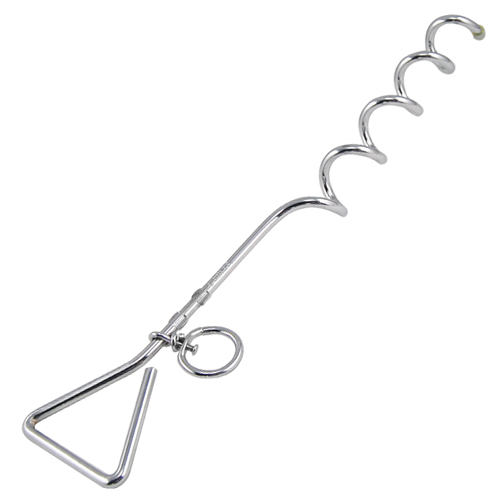 Corkscrew Ground Spike Tie Out Stake Tether-Dog/Animal Spiral Tent ...